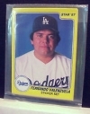Fernando Valenzuela Star Sticker Set (Los Angeles Dodgers)
